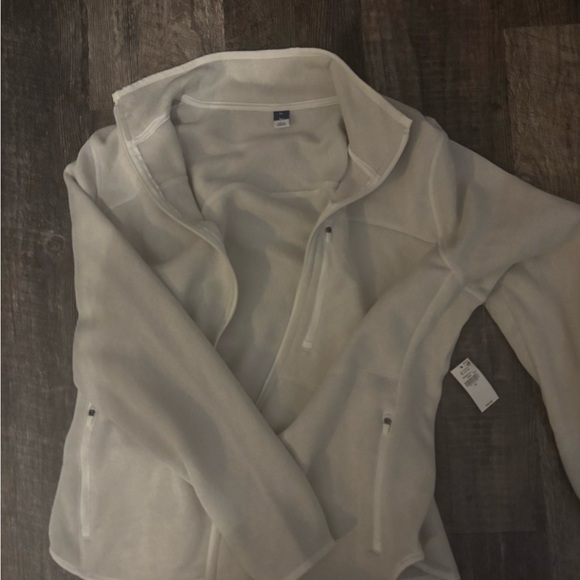 NWT Old Navy Women's White Zip Up Sweater - Picture 4 of 4